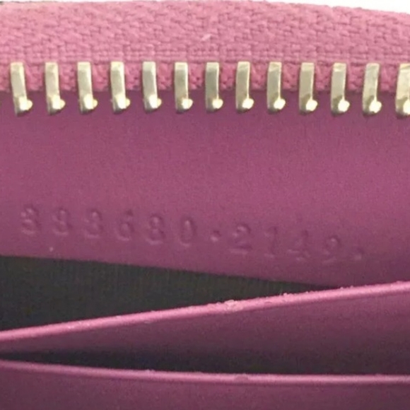 💖GUCCI Shima GG Guccissima Logo Leather Zippy Around Long Wallet /N2464 - Picture 11 of 11